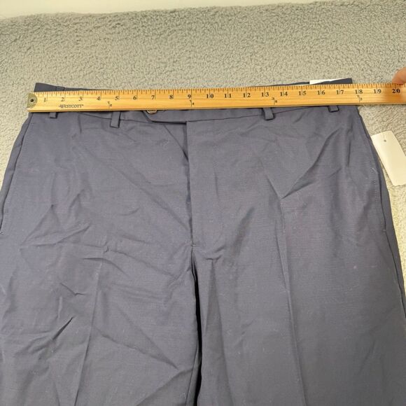 Brooks Brothers Pants Men’s 36x30 Explorer Madison Navy Blue Wool Stretch - Picture 4 of 13